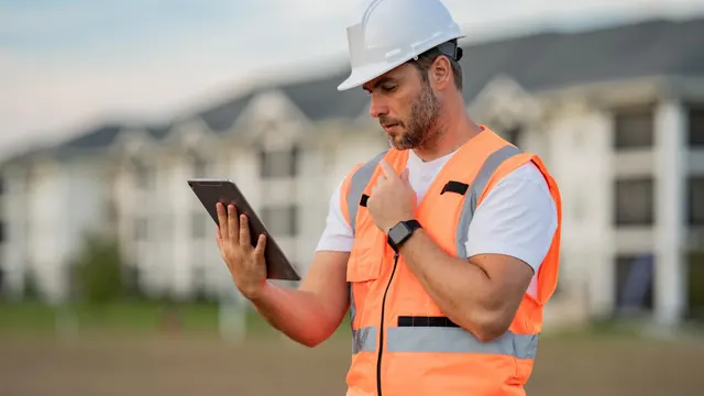 Construction team reviewing inspection software features
